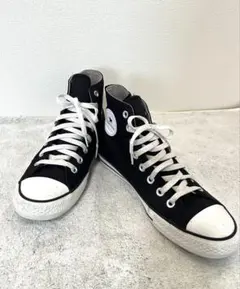 美品！converse ハイカットスニーカー　黒　メンズ26.5㎝