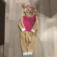 【美品】パウパトロール スカイ 100 着ぐるみ パジャマ