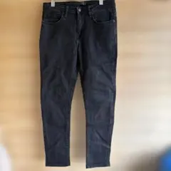 S429.19 ZARA MAN ブラック デニムパンツ USA 31