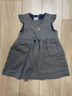 familiar グレー ワンピース 90cm