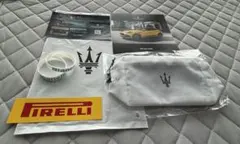 マセラティ ノベルティ ポーチ ステッカー リストバンド イタリア セットのサムネイル