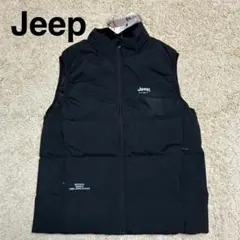 Jeep 黒 ダウンベスト 新品 未使用 Lサイズ