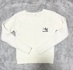 新品同様【韓国風】クロップド丈 リブトップス 白 y2k 華奢見え ワンホン　S