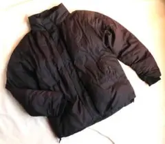 LILL ボリュームハイネックエコダウンジャケット M 黒 lin200218