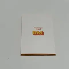 BTS RM Butter メッセージカード