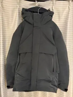 ユニクロ +J ハイブリッドダウンオーバーサイズパーカxs ダークグリーン