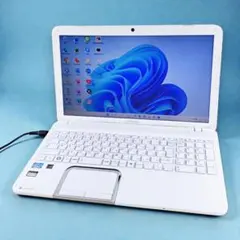 爆速SSD500GB☆i5☆人気白ノートパソコン♡ブルーレイ&カメラ！Win11