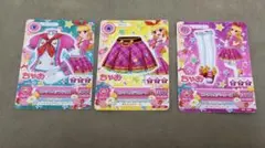 アイカツカード 3枚セット ちゃお
