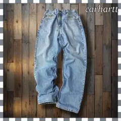 カーハート トラディショナルフィットストレートデニムパンツ ジーンズ W34