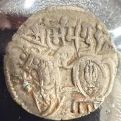 古代コイン｜約1000〜1400年前 インド・ササン朝系 銀貨 ガダイヤ