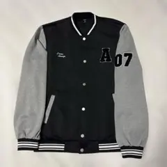 SHEIN スタジャン ブラック/グレー XXL