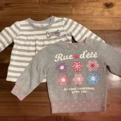 トレーナー2枚セット　80cm 女の子