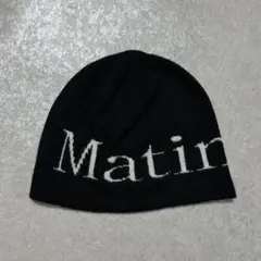 Matin Kim マーティンキム　ニット帽　ビーニー　黒