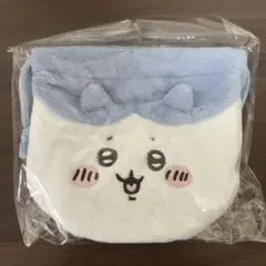 新品⭐️ 韓国限定 ちいかわショップ ダブルポーチ ちいかわ　ハチワレ 韓国限定】ハチワレ ダブルポーチ ちいかわ | Mercari