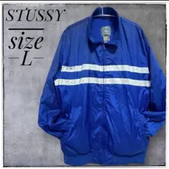 希少】【紺タグ】【90s】old stussy ネイビーナイロンジャケット