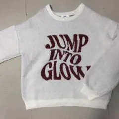 WEGO ロゴ入り 長袖 ニット セーター