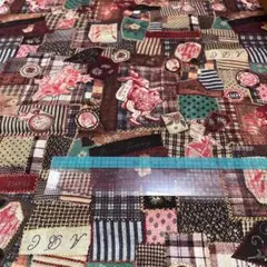 生地 パッチワーク柄