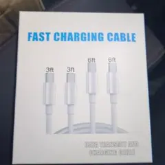 USB C ケーブル タイプc 1M/2M 各２本