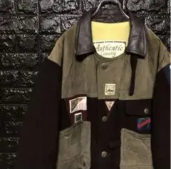 レザージャケット　ウール　ヴィンテージ