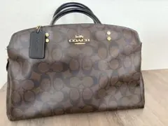 COACH ブラウン ハンドバッグ