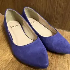 Juze 紫 スエード パンプス