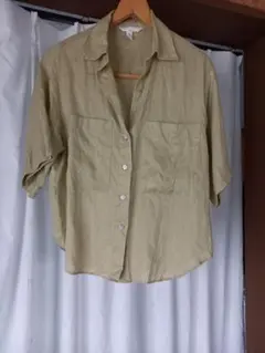 H&M エイチアンドエム シャツ リネン 半袖