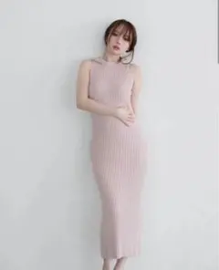 ANDREA LOGO NAPOLEON KNIT DRESS - メルカリ
