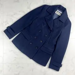 美品 ジャーナルスタンダード レリューム Ｐコート 紺 サイズ1*KC960