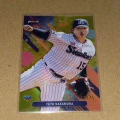 topps finest 2025 中村優斗 75枚限定 インサートカード RC