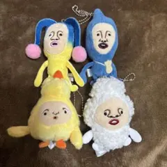 ガチャ こびとづかんのぬいぐるみ3 4点セット