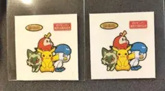 ポケモンパンシール ピカチュウ ニャオハ ホゲータ クワッス 2枚