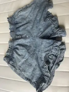 GAP デニムフリルショートパンツ