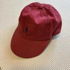ラルフローレン　ベビーキャップ　赤