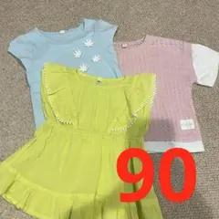 西松屋　ベビー服　夏服　女の子ベビー　90サイズ　まとめ売りのサムネイル