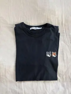 す*も様 【美品】MAISON KITSUNÉ ダブルフォックス Tシャツ ブラのサムネイル