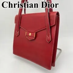 クリスチャンディオール ハンドバッグ トートバッグ 手提げ ゴールド金具 レザー