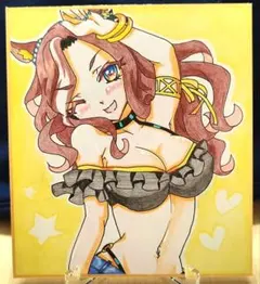ウマ娘 ファンアート ダイワスカーレット 手描きイラスト - メルカリ
