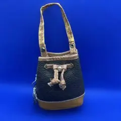 ミニ巾着型 キーホルダー バッグチャーム　ミニバック