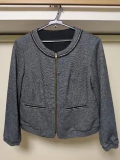 美品♡any SiS ノーカラーリバーシブルジャケット