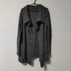 COMME CA ISM　前開き　ニットロングカーディガン　F