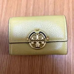 Tory Burch イエロー レザー 2つ折り財布