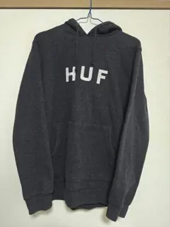 HUF ダークグレー フーディ