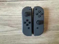 ■動作確認済■Joy-Con■純正■グレー■ストラップ付き