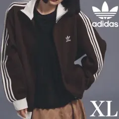 新品XL⭐️adidas ワッフル クラシック トラックトップ ダークブラウン
