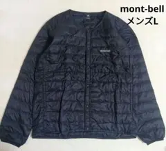mont-bell　メンズL　ラウンドネック　ダウンジャケット　ブラック　黒