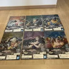 ワンピース 一番くじ クリアファイル ステッカー 6点セット