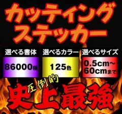 【毎日発送】圧倒的作成実績　オーダーメイドカッティングステッカー作成