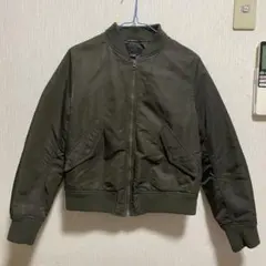 MA-1 ブルゾン カーキ　ユニクロ　緑　上着　ジャケット　アウター