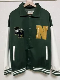 ChampionとXLARGEのコラボ品 緑色 スタジャン Mサイズ - メルカリ