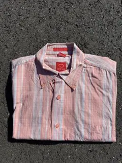 OSCAR by Oscar de la Renta 半袖シャツ M ストライプ